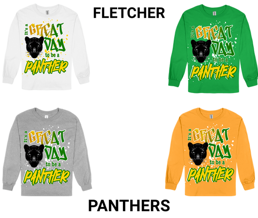 Fletcher-GREAT DAY TO BE A PANTHER Long Sleeve