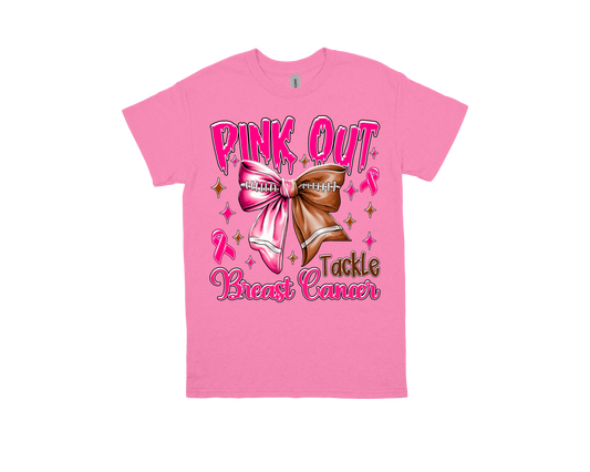 Pink Out Tackle Football Shirt
